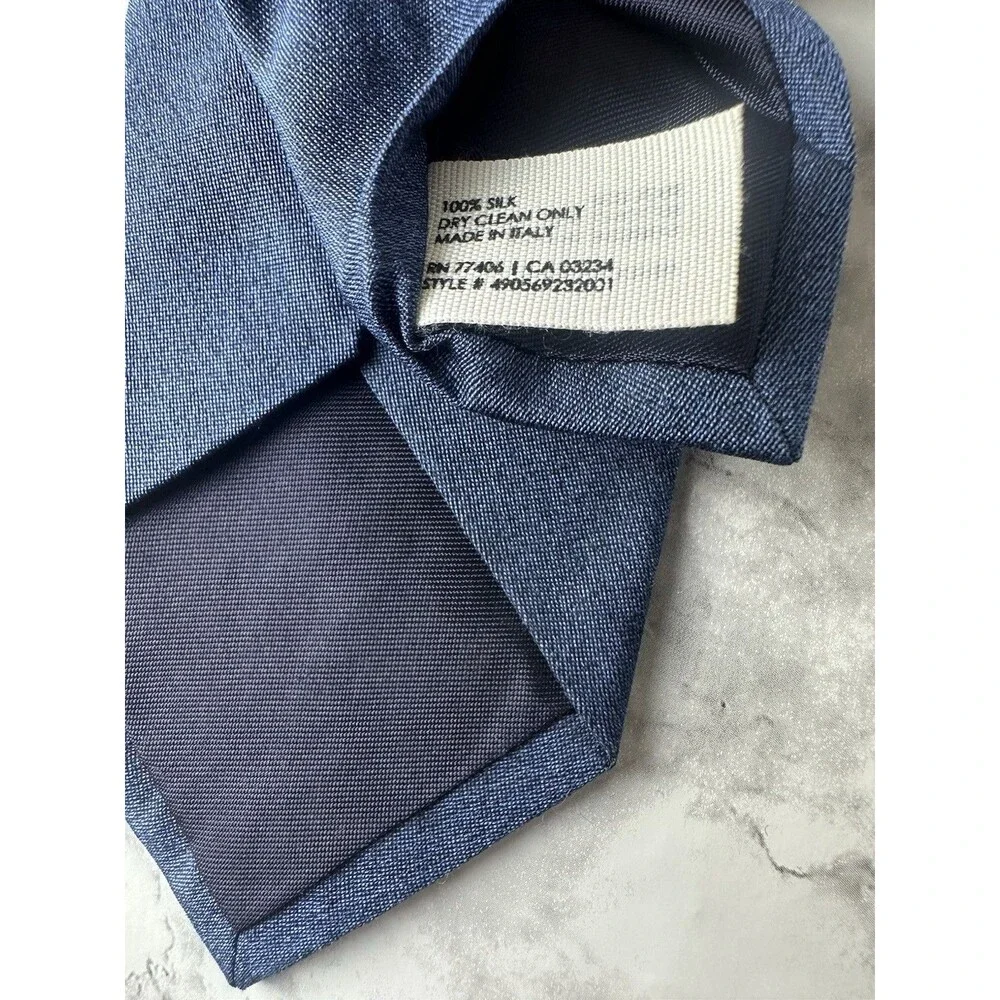 Club Monaco New York Clip On Neck Tie Navy Blue One Size